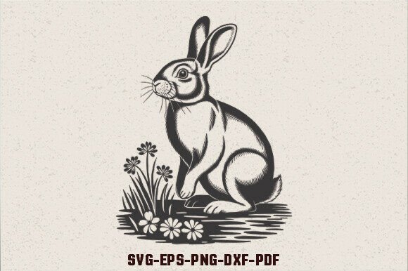Bunny Sitting in a Field of Flowers SVG: A Designer’s Honest Review