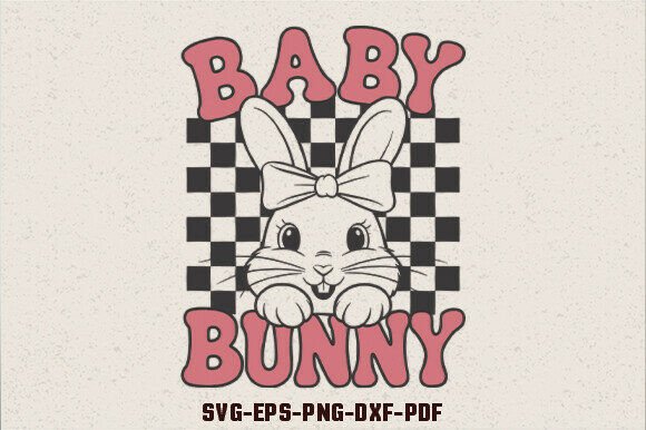 Checkered Baby Bunny Easter SVG Review for Real Embroidery Projects