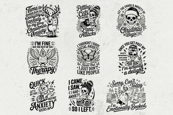Funny Anxiety Quotes SVG Bundle: A Designer’s Honest Review