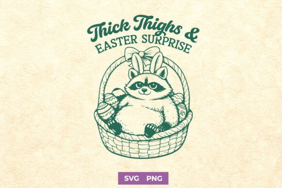 Funny Easter Raccoon SVG – Thick Thighs: A Designer’s Honest Review