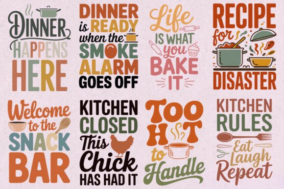 Funny Kitchen Sayings SVG Bundle Review